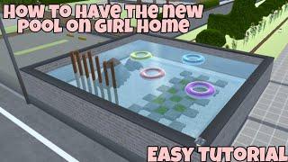 How To Have The New Pool | Sakura School Simulator | Gweyc Gaming