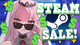 【STEAM WINTER SALE】sliding in before the final buzzer! let's spend money!? #calliolive