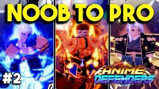 Going From Noob To Pro And Getting SECRET In ATHENYX In Anime Defenders Roblox!