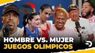 BOXEADORA ENFRENTA UN HOMBRE JUEGOS OLIMPICOS  EL DOTOL NASTRA