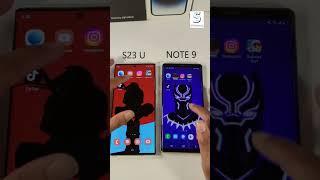 SAMSUNG S23 Ultra Vs Note 9 Speed Test