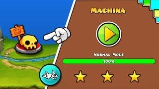 Geometry Dash World - Machina 100% [DASHLANDS] | Geometry Dash World | SirKaelGD