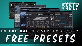 Free Synth Presets (Pigments, Omnisphere, U-he Hive, Knifonium) - Synth Vault (September 2021)