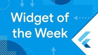 Introducing Widget of the Week!