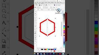 HH | H+H | H H | Double H Letter logo design coreldraw x7 tutorial #shorts