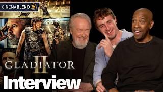 'Gladiator II' Interviews With Paul Mescal, Denzel Washington, Ridley Scott And More