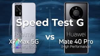 Realme X7 Max 5G (Dimensity 1200) vs Huawei Mate 40 Pro (Kirin 9000)