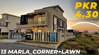 Corner+Lawn 13 Marla Outstanding Luxurious House For Sale Bahria Town Rawalpindi