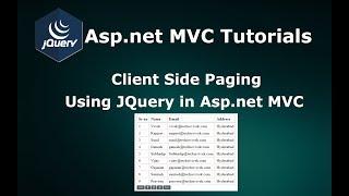 Client Side Paging Using JQuery in Asp.net MVC