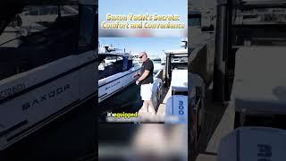 Saxon Yacht's Secrets: Comfort and Convenience #SaxonYacht #LuxuryYacht #YachtFeatures #BoatingLife