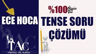 TENSE SORU ÇÖZÜMÜ | ECE HOCA | YDS-YÖKDİL-YKS-DİL | GRAMER SORU ÇÖZÜMÜ