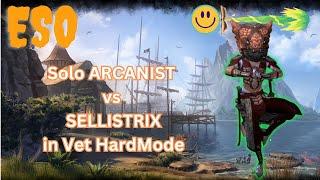 ESO Walkthrough on Sellistrix Final Boss mechanics in Vet HM Arx Corinium to get Monster Helm