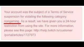 За что забанили Twitch