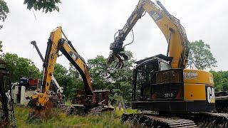 Dismantling Cat 321D Excavator