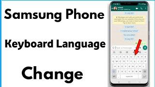 Samsung Keyboard Language Change | Keyboard Ki Language Kaise Change Kare