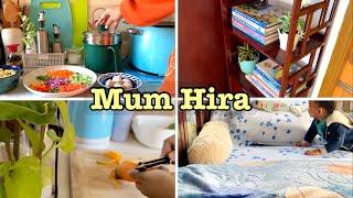 ছুটি কাটিয়ে ফিরে এলাম|| Simple Bookshelf Organization | Mum Hira