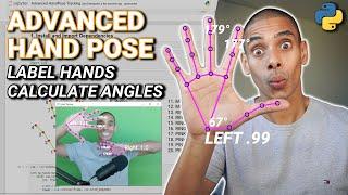 AI Hand Pose Estimation with MediaPipe | Detect Left and Right Hand + Calculate Angles