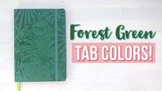 2020 FOREST GREEN Passion Planner - WHAT TABS MATCH!?