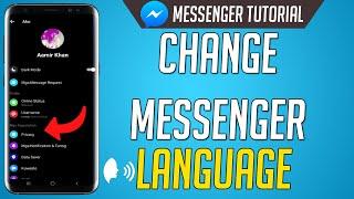 How To Change Messenger Language