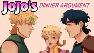 JoJo's Dinner Argument - (JJBA Comic Dub)