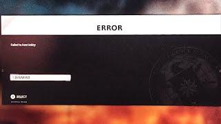 SOLVED: "Error: Failed To Host Lobby" in Black Ops Cold War!
