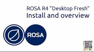 ROSA R4 "Desktop Fresh" Install and overview | For advanced users and enthusiasts