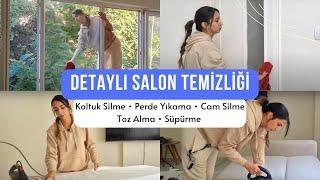 SALON TEMİZLİĞİ |  Salon Temizliği Nasıl Yapılır? | Salon Temizliği Vlog | Salon Temizleme, TEMİZLİK