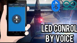 How to make Bluetooth controlled led with arduino | voice identification technology used | easy idea