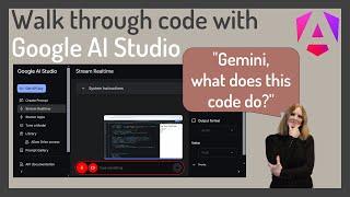 Walk Through Angular Code with Google AI Studio