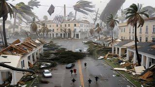 Footage of chaos in Portugal! Building destruction everywhere, super storm in Lisbon