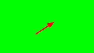 Animated arrow green screen effect