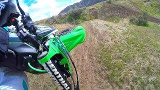 Motocross Freeride Jumps At Nonamers Canyon