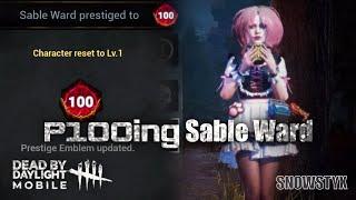 P100ing Sable Ward | Dead by Daylight Mobile