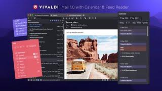 Vivaldi Mail 1.0 with Calendar and Feed Reader