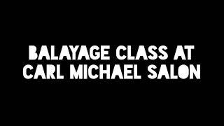 Class at Carl Michael Salon