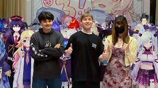 Aethel & Nyanners Visit the Giant VTuber Cutout Mansion