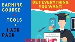 Download Online Earning Course + Markeeting Tools + Premium Tricks #Education Bite shop