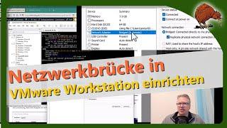 VMware Workstation: Netzwerkbrücke und DHCP einrichten