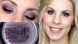 Eyeshadow Tutorial | Vintage Plum Maybelline Color Tattoo