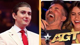 Surprised by Barron Trump's Real Singing Voice at America's Got Talent | Ai Music