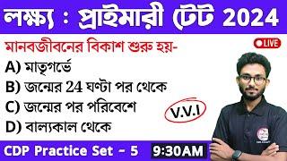 WB Primary TET 2024 CDP Class in Bengali | CDP Class - 5 | WB TET Pedagogy MCQ | প্রাইমারি টেট ক্লাস