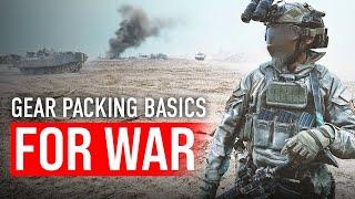 How to pack your gear for WAR