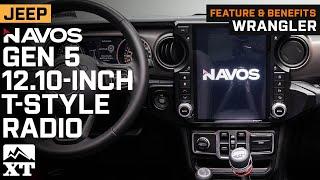 2018-2023 Jeep Wrangler & Gladiator Navos Gen 5 12.10-Inch T-Style Radio Feature & Benefits