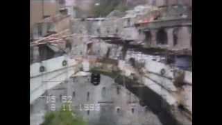 Mostar bridge falls down