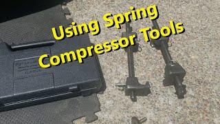 How to safely and easily use the McPherson strut spring compressor tools for shocks. - VOTD