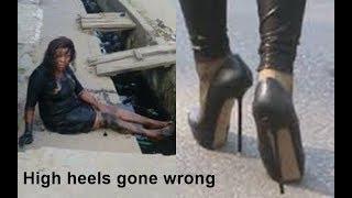 MUST WATCH!! High heels gone wrong- Take it easy this CHRISTMAS