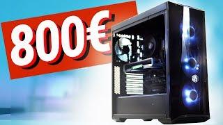 Bester 800 - 900€ GAMING PC 2019!! - TEST & Zusammenbauen!