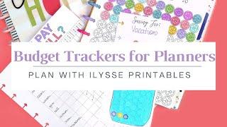 Budget Trackers | Using Planwithilysse Printable Inserts in my Happy Planner