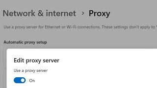  How to switch Windows proxy fast