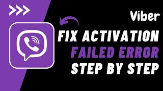 How To Fix Viber Activation Failed !!  Fix Viber Activation Failed iPhone !! Viber Activation